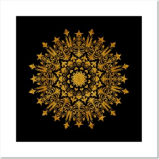 "The crown" Mandala Posters and Art